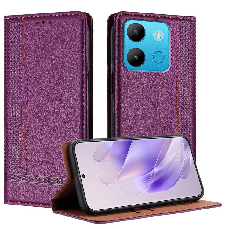 Stitching Design Scratch-Resistant Vegan Leather Phone Case, For Tecno Camon 20, For Tecno Spark 10 5G, For Tecno Spark 10C, For Tecno Spark Go 2023, For Tecno Spark 10 Pro