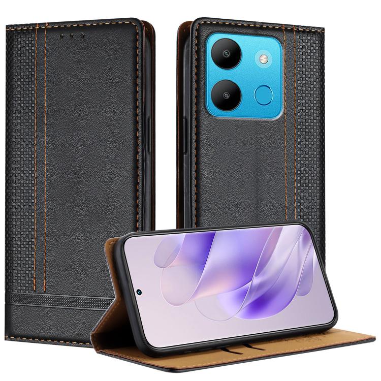 Stitching Design Scratch-Resistant Vegan Leather Phone Case, For Tecno Camon 20, For Tecno Spark 10 5G, For Tecno Spark 10C, For Tecno Spark Go 2023, For Tecno Spark 10 Pro