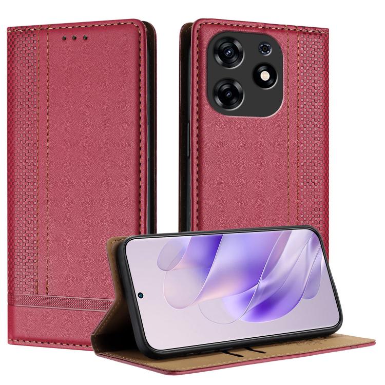 Stitching Design Scratch-Resistant Vegan Leather Phone Case, For Tecno Camon 20, For Tecno Spark 10 5G, For Tecno Spark 10C, For Tecno Spark Go 2023, For Tecno Spark 10 Pro