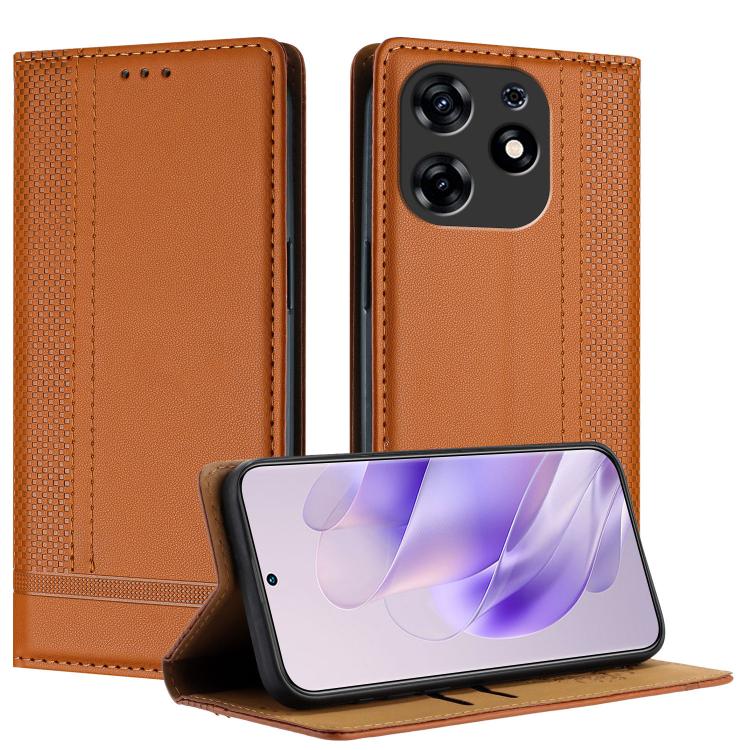 Stitching Design Scratch-Resistant Vegan Leather Phone Case, For Tecno Camon 20, For Tecno Spark 10 5G, For Tecno Spark 10C, For Tecno Spark Go 2023, For Tecno Spark 10 Pro