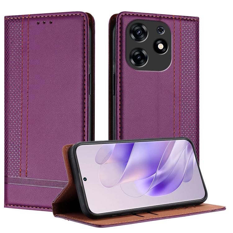 Stitching Design Scratch-Resistant Vegan Leather Phone Case, For Tecno Camon 20, For Tecno Spark 10 5G, For Tecno Spark 10C, For Tecno Spark Go 2023, For Tecno Spark 10 Pro