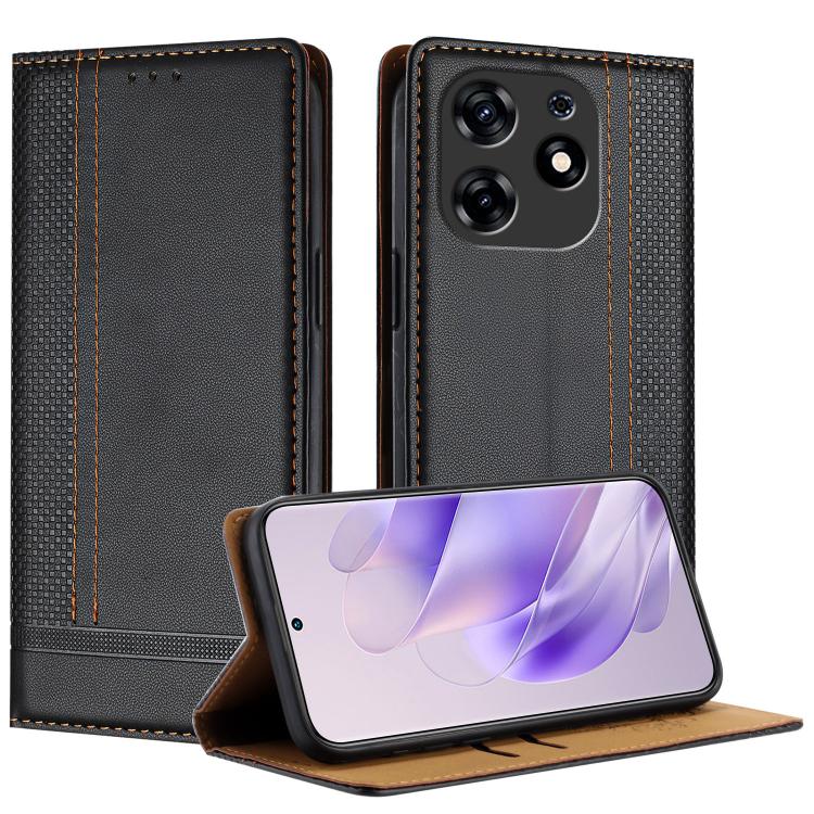 Stitching Design Scratch-Resistant Vegan Leather Phone Case, For Tecno Camon 20, For Tecno Spark 10 5G, For Tecno Spark 10C, For Tecno Spark Go 2023, For Tecno Spark 10 Pro