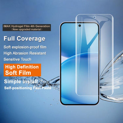 imak 4th Generation Full Coverage Screen Hydrogel Film, Support Fingerprint Unlocking, For OPPO Reno16 F 5G / Reno16 FS 5G, For OPPO Reno16 / Reno16 Pro 5G Global, For OPPO Find X9 Ultra 5G, For OPPO Find X8 Ultra