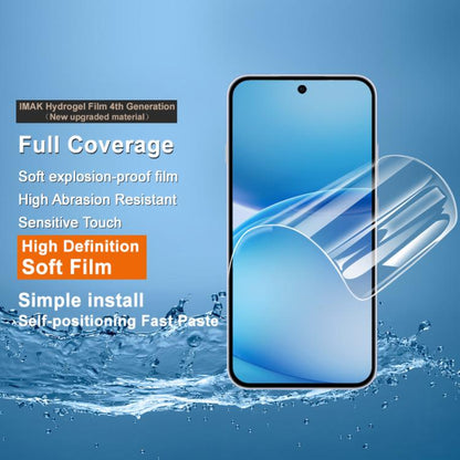 imak 4th Generation Full Coverage Screen Hydrogel Film, Support Fingerprint Unlocking, For OPPO Reno16 F 5G / Reno16 FS 5G, For OPPO Reno16 / Reno16 Pro 5G Global, For OPPO Find X9 Ultra 5G, For OPPO Find X8 Ultra