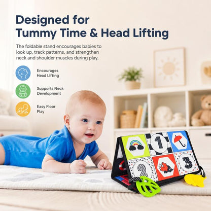 Early Childhood Education Foldable Cloth Book Toy with Distorting Mirror, Number, Number+4-page Cloth Book, Number+4-page Dinosaur Book&Teether, Number+4-page Animals Book&Teether, Letter, Letter+4-page Cloth Book, Letter+3-page Cloth Book             ...