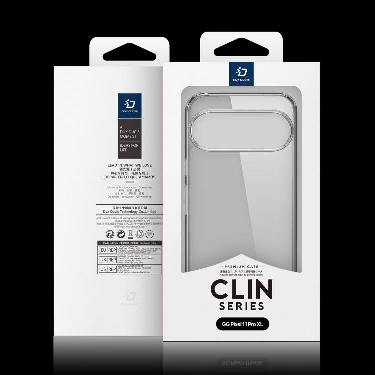 DUX DUCIS Clin Series PC + TPU Phone Case, For Google Pixel 11 Pro XL, For Google Pixel 11 / 11 Pro
