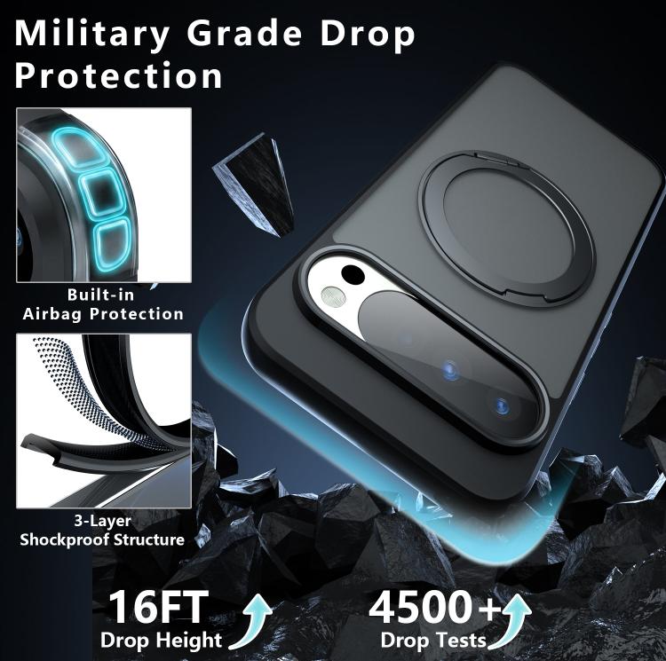 Armor Magnetic Holder PC Hybrid TPU Phone Case, For Google Pixel 10 Pro XL