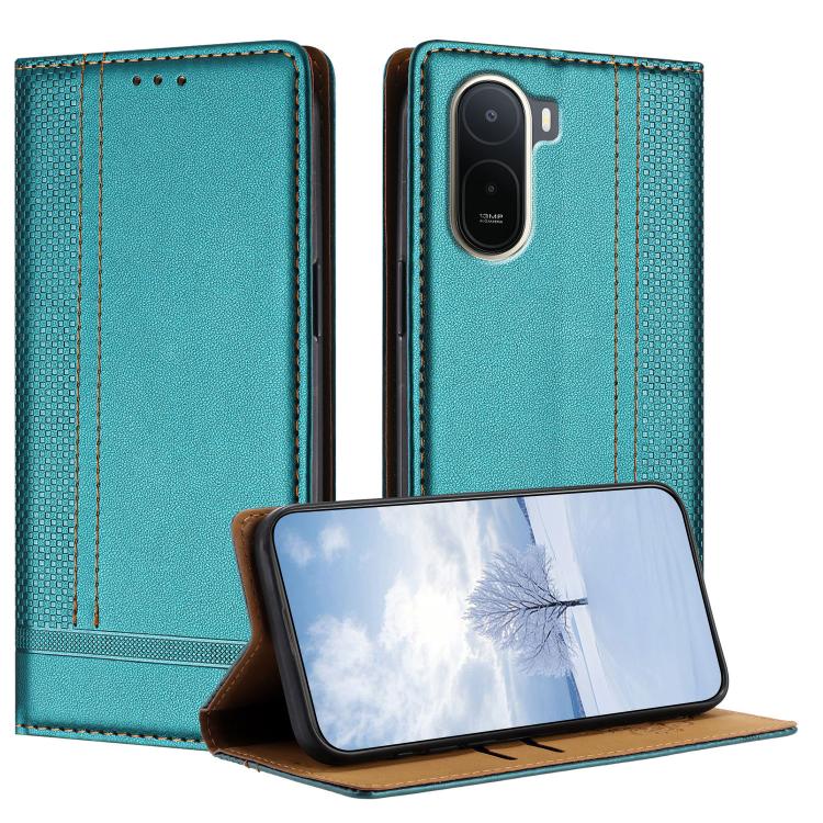 Stitching Design Scratch-Resistant Vegan Leather Phone Case, For Redmi K90 Max 5G, For Redmi 15a 5G, For Redmi A7 Pro 4G 171mm, For Redmi Turbo 5 Max 5G, For Redmi Turbo 5 5G / Poco X8 Pro 5G, For Redmi Note 15 Pro+ 5G Global 163.3                     ...