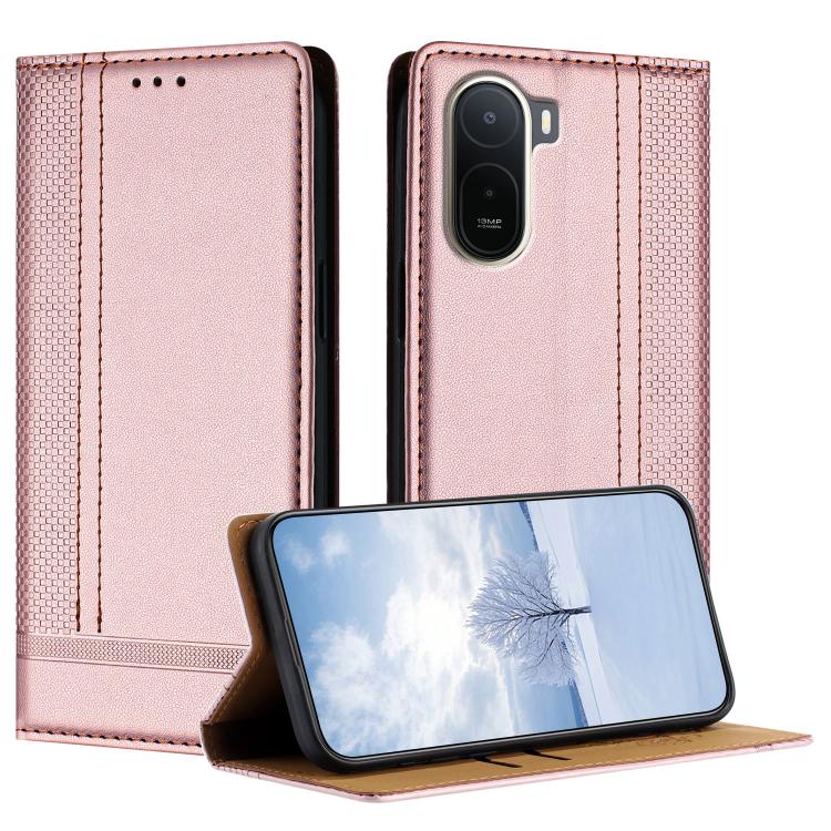 Stitching Design Scratch-Resistant Vegan Leather Phone Case, For Redmi K90 Max 5G, For Redmi 15a 5G, For Redmi A7 Pro 4G 171mm, For Redmi Turbo 5 Max 5G, For Redmi Turbo 5 5G / Poco X8 Pro 5G, For Redmi Note 15 Pro+ 5G Global 163.3                     ...