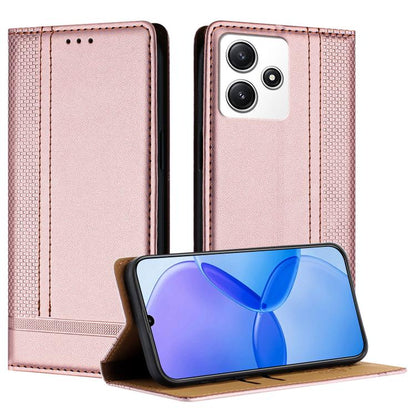Stitching Design Scratch-Resistant Vegan Leather Phone Case, For Redmi K60 Ultra, For Redmi K70, For Redmi 12 4G, For Redmi Note 12S, For Redmi Note 12 4G Global, For Redmi Note 12 Turbo, For Redmi Note 12 Pro+ Global, For Redmi Note 12 Pro 5G Global  ...