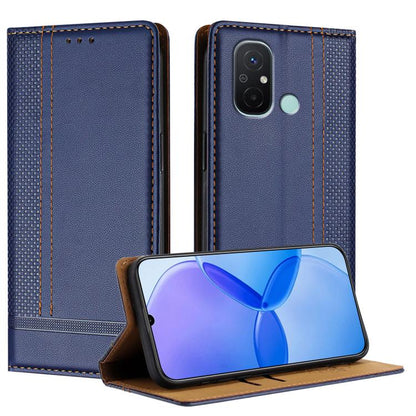 Stitching Design Scratch-Resistant Vegan Leather Phone Case, For Redmi K60 Ultra, For Redmi K70, For Redmi 12 4G, For Redmi Note 12S, For Redmi Note 12 4G Global, For Redmi Note 12 Turbo, For Redmi Note 12 Pro+ Global, For Redmi Note 12 Pro 5G Global  ...