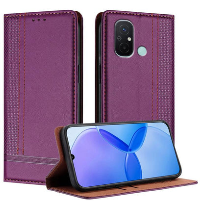 Stitching Design Scratch-Resistant Vegan Leather Phone Case, For Redmi K60 Ultra, For Redmi K70, For Redmi 12 4G, For Redmi Note 12S, For Redmi Note 12 4G Global, For Redmi Note 12 Turbo, For Redmi Note 12 Pro+ Global, For Redmi Note 12 Pro 5G Global  ...