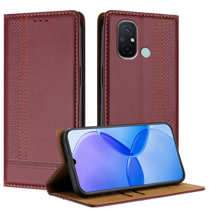 Stitching Design Scratch-Resistant Vegan Leather Phone Case, For Redmi K60 Ultra, For Redmi K70, For Redmi 12 4G, For Redmi Note 12S, For Redmi Note 12 4G Global, For Redmi Note 12 Turbo, For Redmi Note 12 Pro+ Global, For Redmi Note 12 Pro 5G Global  ...