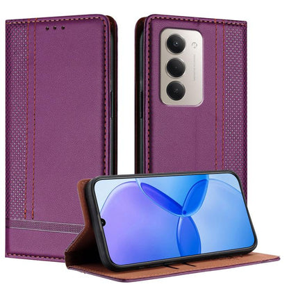 Stitching Design Scratch-Resistant Vegan Leather Phone Case, For Redmi 15 5G Global/15 4G SEA 169.5mm, For Redmi 15 5G / 4G EU 171mm, For Redmi 15C 5G / 4G Global 171, For Redmi A5 4G 173.3mm, For Redmi A5 4G 171.7mm / Poco C71                         ...