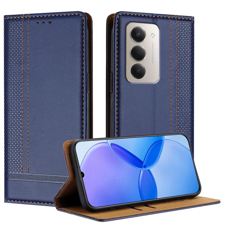 Stitching Design Scratch-Resistant Vegan Leather Phone Case, For Redmi 15 5G Global/15 4G SEA 169.5mm, For Redmi 15 5G / 4G EU 171mm, For Redmi 15C 5G / 4G Global 171, For Redmi A5 4G 173.3mm, For Redmi A5 4G 171.7mm / Poco C71                         ...