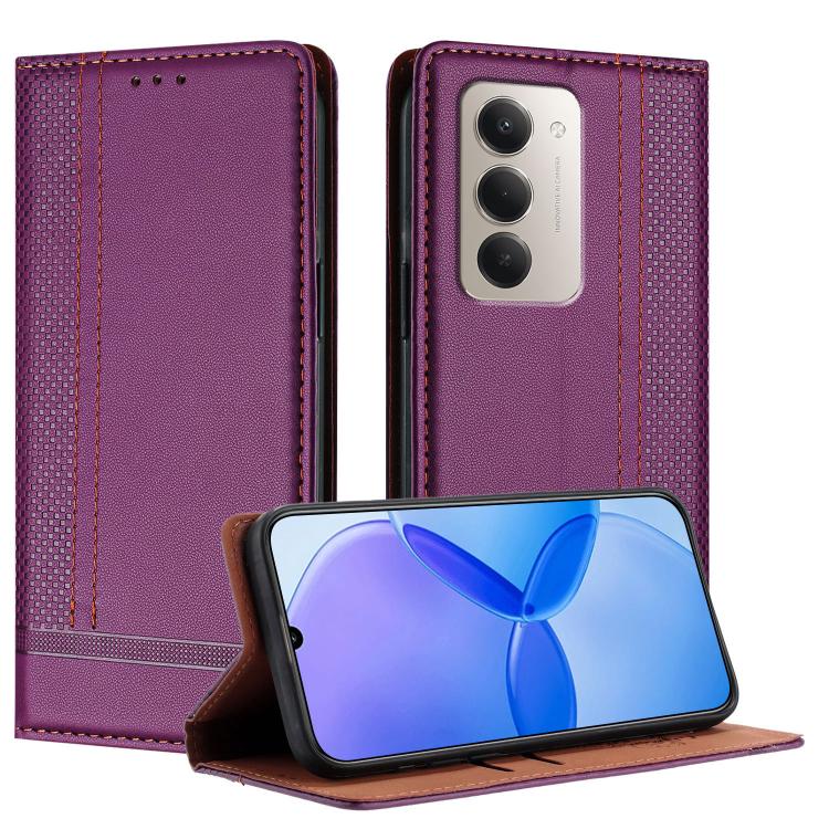 Stitching Design Scratch-Resistant Vegan Leather Phone Case, For Redmi 15 5G Global/15 4G SEA 169.5mm, For Redmi 15 5G / 4G EU 171mm, For Redmi 15C 5G / 4G Global 171, For Redmi A5 4G 173.3mm, For Redmi A5 4G 171.7mm / Poco C71                         ...