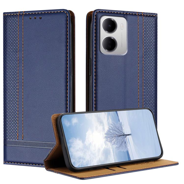 Stitching Design Scratch-Resistant Vegan Leather Phone Case, For Redmi K90 Max 5G, For Redmi 15a 5G, For Redmi A7 Pro 4G 171mm, For Redmi Turbo 5 Max 5G, For Redmi Turbo 5 5G / Poco X8 Pro 5G, For Redmi Note 15 Pro+ 5G Global 163.3                     ...