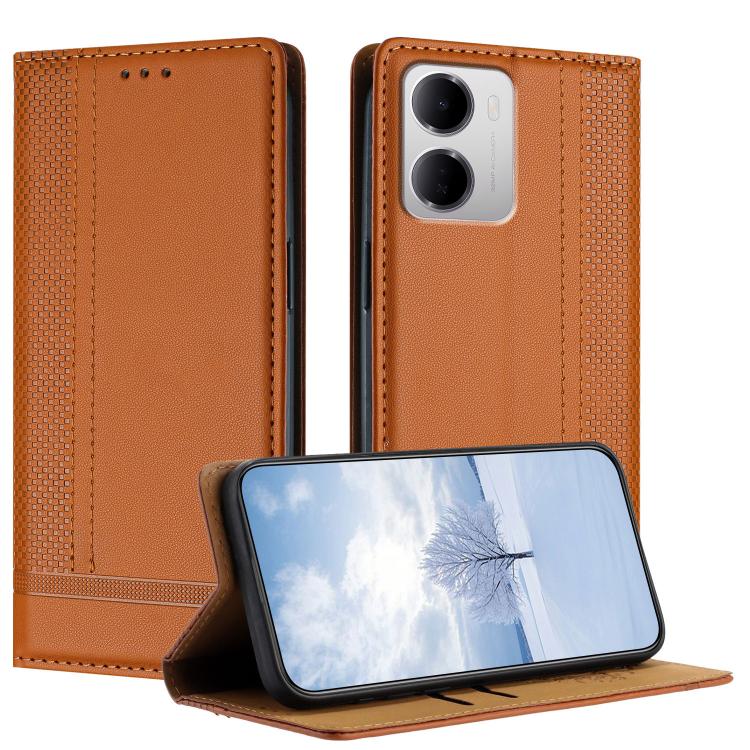 Stitching Design Scratch-Resistant Vegan Leather Phone Case, For Redmi K90 Max 5G, For Redmi 15a 5G, For Redmi A7 Pro 4G 171mm, For Redmi Turbo 5 Max 5G, For Redmi Turbo 5 5G / Poco X8 Pro 5G, For Redmi Note 15 Pro+ 5G Global 163.3                     ...