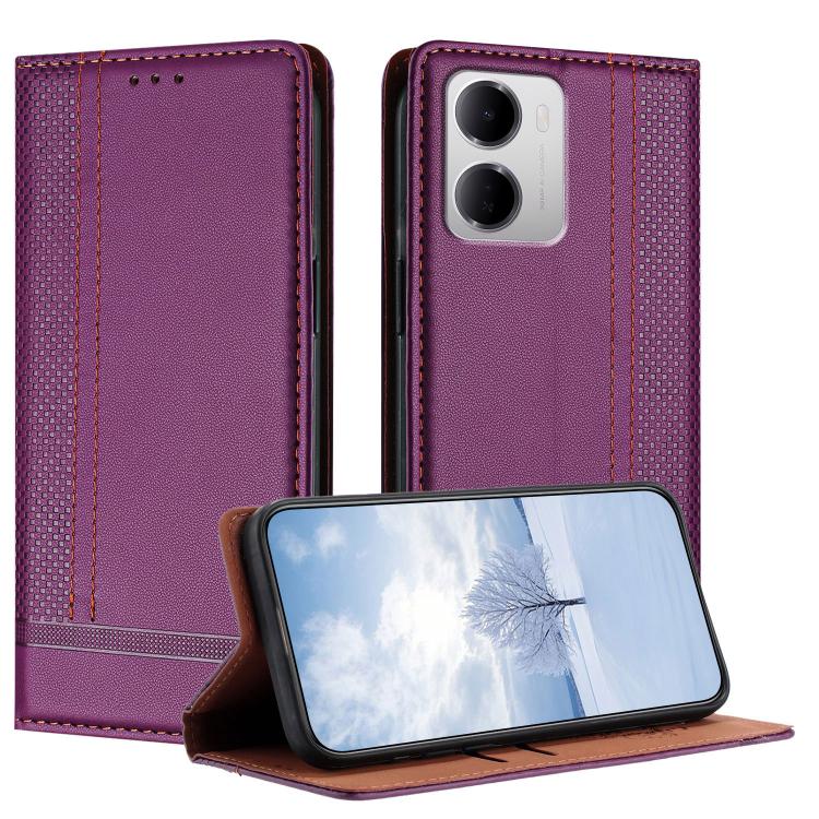 Stitching Design Scratch-Resistant Vegan Leather Phone Case, For Redmi K90 Max 5G, For Redmi 15a 5G, For Redmi A7 Pro 4G 171mm, For Redmi Turbo 5 Max 5G, For Redmi Turbo 5 5G / Poco X8 Pro 5G, For Redmi Note 15 Pro+ 5G Global 163.3                     ...