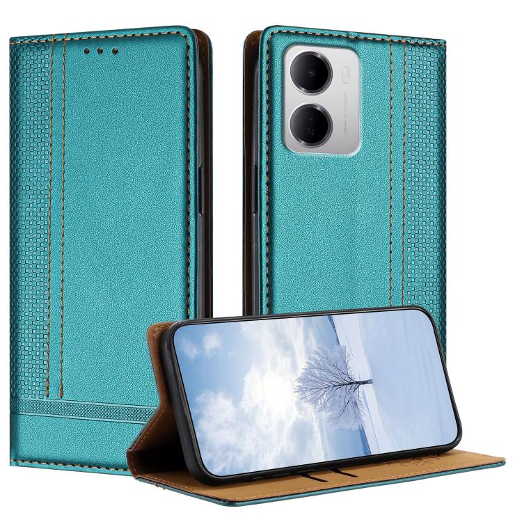 Stitching Design Scratch-Resistant Vegan Leather Phone Case, For Redmi K90 Max 5G, For Redmi 15a 5G, For Redmi A7 Pro 4G 171mm, For Redmi Turbo 5 Max 5G, For Redmi Turbo 5 5G / Poco X8 Pro 5G, For Redmi Note 15 Pro+ 5G Global 163.3                     ...