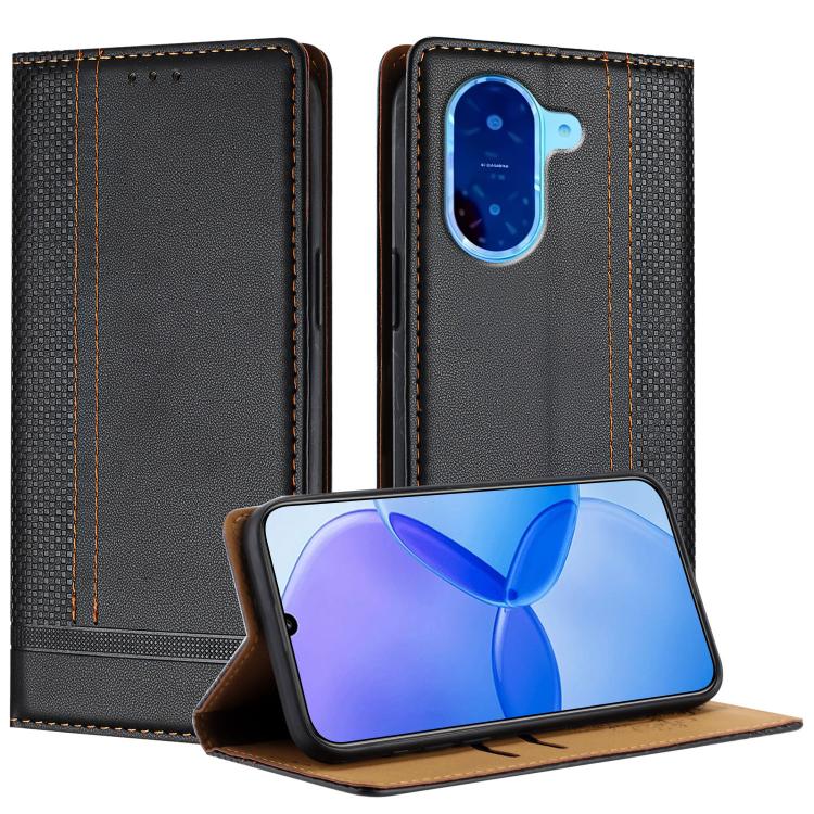 Stitching Design Scratch-Resistant Vegan Leather Phone Case, For Redmi 15 5G Global/15 4G SEA 169.5mm, For Redmi 15 5G / 4G EU 171mm, For Redmi 15C 5G / 4G Global 171, For Redmi A5 4G 173.3mm, For Redmi A5 4G 171.7mm / Poco C71                         ...