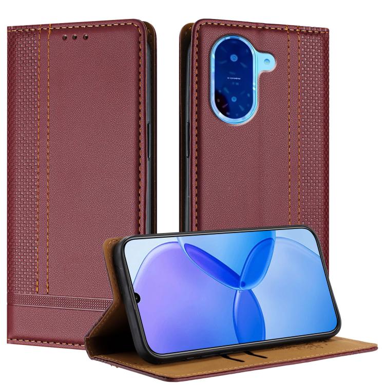 Stitching Design Scratch-Resistant Vegan Leather Phone Case, For Redmi 15 5G Global/15 4G SEA 169.5mm, For Redmi 15 5G / 4G EU 171mm, For Redmi 15C 5G / 4G Global 171, For Redmi A5 4G 173.3mm, For Redmi A5 4G 171.7mm / Poco C71                         ...