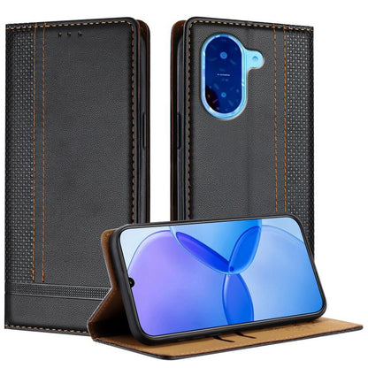 Stitching Design Scratch-Resistant Vegan Leather Phone Case, For Redmi 15 5G Global/15 4G SEA 169.5mm, For Redmi 15 5G / 4G EU 171mm, For Redmi 15C 5G / 4G Global 171, For Redmi A5 4G 173.3mm, For Redmi A5 4G 171.7mm / Poco C71                         ...