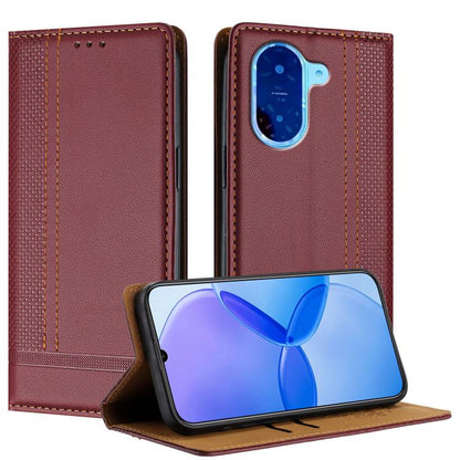 Stitching Design Scratch-Resistant Vegan Leather Phone Case, For Redmi 15 5G Global/15 4G SEA 169.5mm, For Redmi 15 5G / 4G EU 171mm, For Redmi 15C 5G / 4G Global 171, For Redmi A5 4G 173.3mm, For Redmi A5 4G 171.7mm / Poco C71                         ...