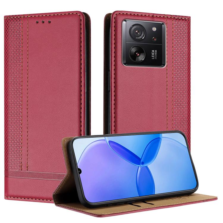 Stitching Design Scratch-Resistant Vegan Leather Phone Case, For Redmi K60 Ultra, For Redmi K70, For Redmi 12 4G, For Redmi Note 12S, For Redmi Note 12 4G Global, For Redmi Note 12 Turbo, For Redmi Note 12 Pro+ Global, For Redmi Note 12 Pro 5G Global  ...