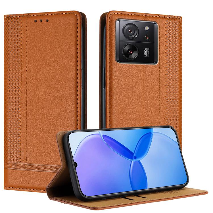 Stitching Design Scratch-Resistant Vegan Leather Phone Case, For Redmi K60 Ultra, For Redmi K70, For Redmi 12 4G, For Redmi Note 12S, For Redmi Note 12 4G Global, For Redmi Note 12 Turbo, For Redmi Note 12 Pro+ Global, For Redmi Note 12 Pro 5G Global  ...