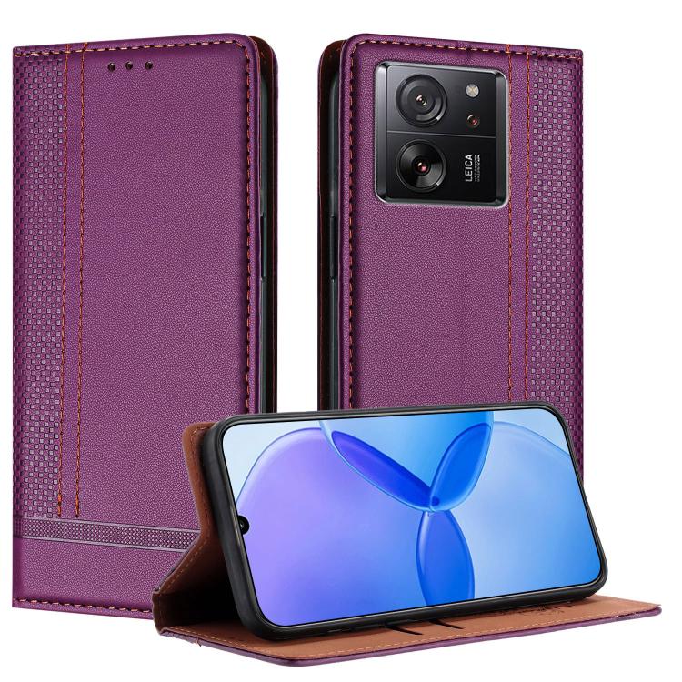 Stitching Design Scratch-Resistant Vegan Leather Phone Case, For Redmi K60 Ultra, For Redmi K70, For Redmi 12 4G, For Redmi Note 12S, For Redmi Note 12 4G Global, For Redmi Note 12 Turbo, For Redmi Note 12 Pro+ Global, For Redmi Note 12 Pro 5G Global  ...