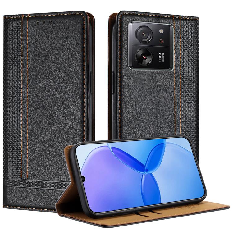 Stitching Design Scratch-Resistant Vegan Leather Phone Case, For Redmi K60 Ultra, For Redmi K70, For Redmi 12 4G, For Redmi Note 12S, For Redmi Note 12 4G Global, For Redmi Note 12 Turbo, For Redmi Note 12 Pro+ Global, For Redmi Note 12 Pro 5G Global  ...