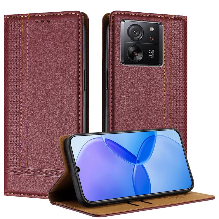 Stitching Design Scratch-Resistant Vegan Leather Phone Case, For Redmi K60 Ultra, For Redmi K70, For Redmi 12 4G, For Redmi Note 12S, For Redmi Note 12 4G Global, For Redmi Note 12 Turbo, For Redmi Note 12 Pro+ Global, For Redmi Note 12 Pro 5G Global  ...