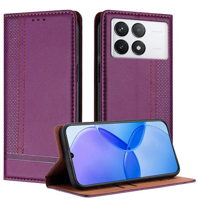 Stitching Design Scratch-Resistant Vegan Leather Phone Case, For Redmi K60 Ultra, For Redmi K70, For Redmi 12 4G, For Redmi Note 12S, For Redmi Note 12 4G Global, For Redmi Note 12 Turbo, For Redmi Note 12 Pro+ Global, For Redmi Note 12 Pro 5G Global  ...