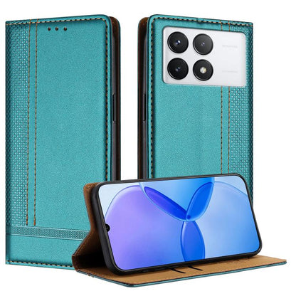 Stitching Design Scratch-Resistant Vegan Leather Phone Case, For Redmi K60 Ultra, For Redmi K70, For Redmi 12 4G, For Redmi Note 12S, For Redmi Note 12 4G Global, For Redmi Note 12 Turbo, For Redmi Note 12 Pro+ Global, For Redmi Note 12 Pro 5G Global  ...