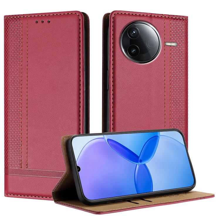 Stitching Design Scratch-Resistant Vegan Leather Phone Case, For Redmi 15 5G Global/15 4G SEA 169.5mm, For Redmi 15 5G / 4G EU 171mm, For Redmi 15C 5G / 4G Global 171, For Redmi A5 4G 173.3mm, For Redmi A5 4G 171.7mm / Poco C71                         ...