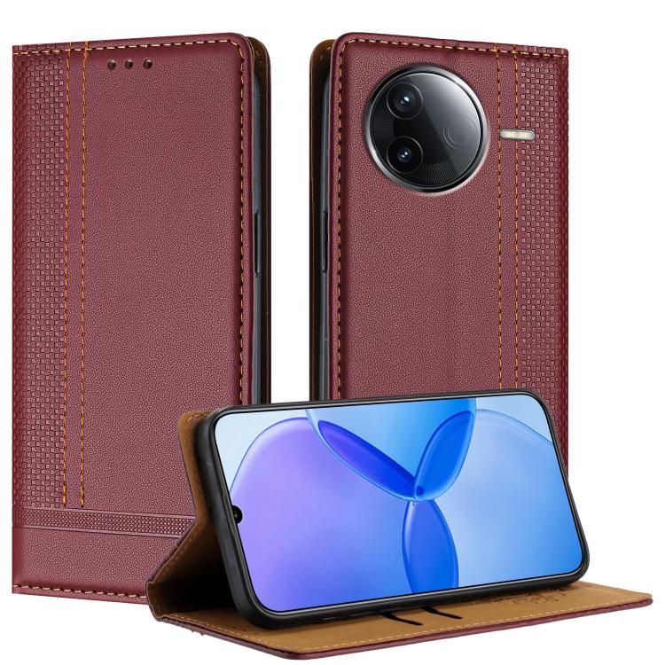 Stitching Design Scratch-Resistant Vegan Leather Phone Case, For Redmi 15 5G Global/15 4G SEA 169.5mm, For Redmi 15 5G / 4G EU 171mm, For Redmi 15C 5G / 4G Global 171, For Redmi A5 4G 173.3mm, For Redmi A5 4G 171.7mm / Poco C71                         ...