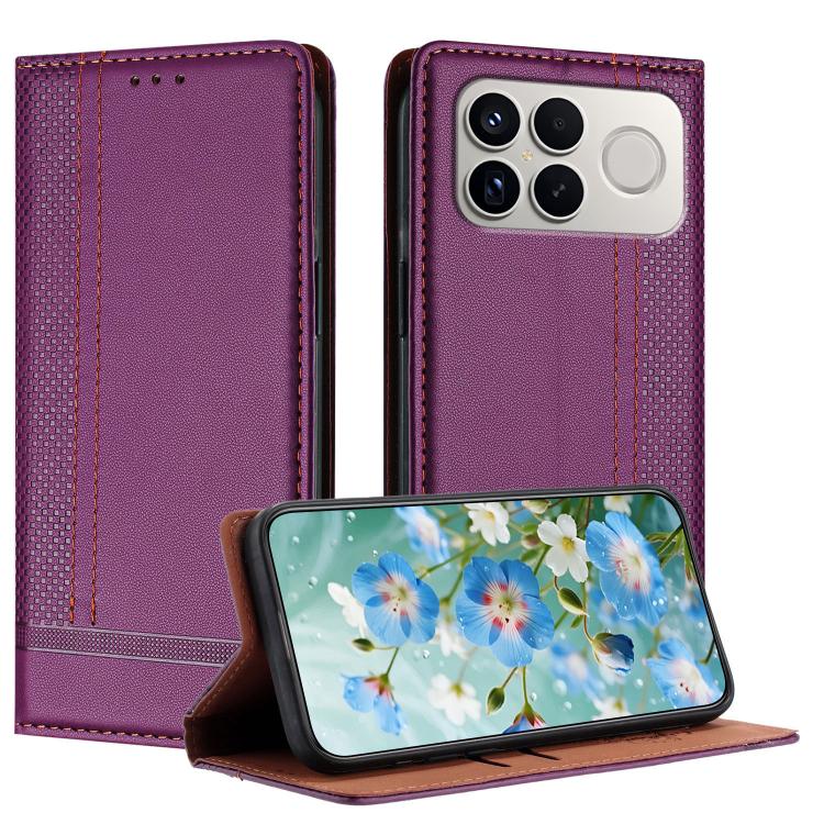 Stitching Design Scratch-Resistant Vegan Leather Phone Case, For Redmi K90 Max 5G, For Redmi 15a 5G, For Redmi A7 Pro 4G 171mm, For Redmi Turbo 5 Max 5G, For Redmi Turbo 5 5G / Poco X8 Pro 5G, For Redmi Note 15 Pro+ 5G Global 163.3                     ...