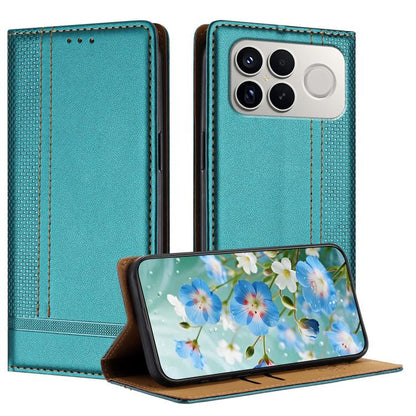 Stitching Design Scratch-Resistant Vegan Leather Phone Case, For Redmi K90 Max 5G, For Redmi 15a 5G, For Redmi A7 Pro 4G 171mm, For Redmi Turbo 5 Max 5G, For Redmi Turbo 5 5G / Poco X8 Pro 5G, For Redmi Note 15 Pro+ 5G Global 163.3                     ...