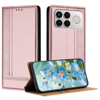 Stitching Design Scratch-Resistant Vegan Leather Phone Case, For Redmi K90 Max 5G, For Redmi 15a 5G, For Redmi A7 Pro 4G 171mm, For Redmi Turbo 5 Max 5G, For Redmi Turbo 5 5G / Poco X8 Pro 5G, For Redmi Note 15 Pro+ 5G Global 163.3                     ...