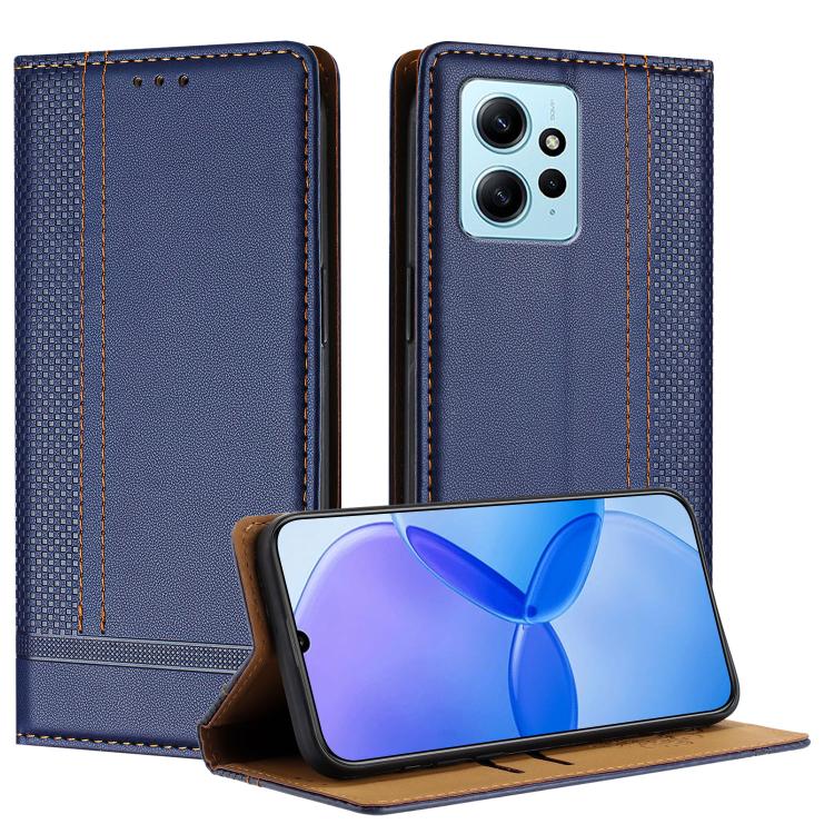 Stitching Design Scratch-Resistant Vegan Leather Phone Case, For Redmi K60 Ultra, For Redmi K70, For Redmi 12 4G, For Redmi Note 12S, For Redmi Note 12 4G Global, For Redmi Note 12 Turbo, For Redmi Note 12 Pro+ Global, For Redmi Note 12 Pro 5G Global  ...