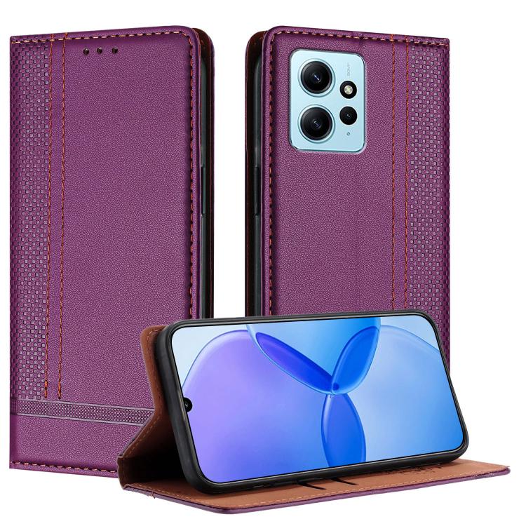 Stitching Design Scratch-Resistant Vegan Leather Phone Case, For Redmi K60 Ultra, For Redmi K70, For Redmi 12 4G, For Redmi Note 12S, For Redmi Note 12 4G Global, For Redmi Note 12 Turbo, For Redmi Note 12 Pro+ Global, For Redmi Note 12 Pro 5G Global  ...