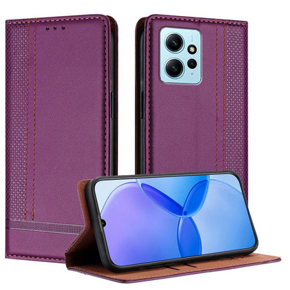 Stitching Design Scratch-Resistant Vegan Leather Phone Case, For Redmi K60 Ultra, For Redmi K70, For Redmi 12 4G, For Redmi Note 12S, For Redmi Note 12 4G Global, For Redmi Note 12 Turbo, For Redmi Note 12 Pro+ Global, For Redmi Note 12 Pro 5G Global  ...
