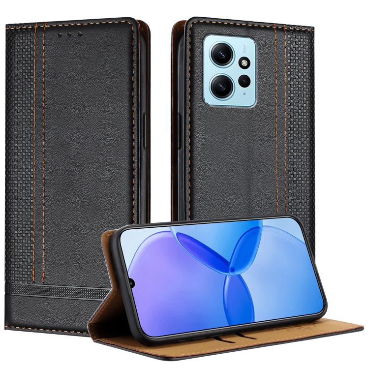 Stitching Design Scratch-Resistant Vegan Leather Phone Case, For Redmi K60 Ultra, For Redmi K70, For Redmi 12 4G, For Redmi Note 12S, For Redmi Note 12 4G Global, For Redmi Note 12 Turbo, For Redmi Note 12 Pro+ Global, For Redmi Note 12 Pro 5G Global  ...