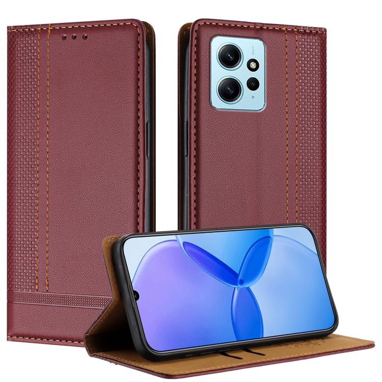 Stitching Design Scratch-Resistant Vegan Leather Phone Case, For Redmi K60 Ultra, For Redmi K70, For Redmi 12 4G, For Redmi Note 12S, For Redmi Note 12 4G Global, For Redmi Note 12 Turbo, For Redmi Note 12 Pro+ Global, For Redmi Note 12 Pro 5G Global  ...