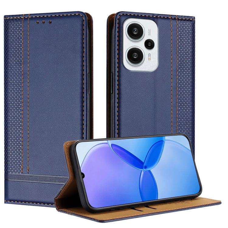 Stitching Design Scratch-Resistant Vegan Leather Phone Case, For Redmi K60 Ultra, For Redmi K70, For Redmi 12 4G, For Redmi Note 12S, For Redmi Note 12 4G Global, For Redmi Note 12 Turbo, For Redmi Note 12 Pro+ Global, For Redmi Note 12 Pro 5G Global  ...