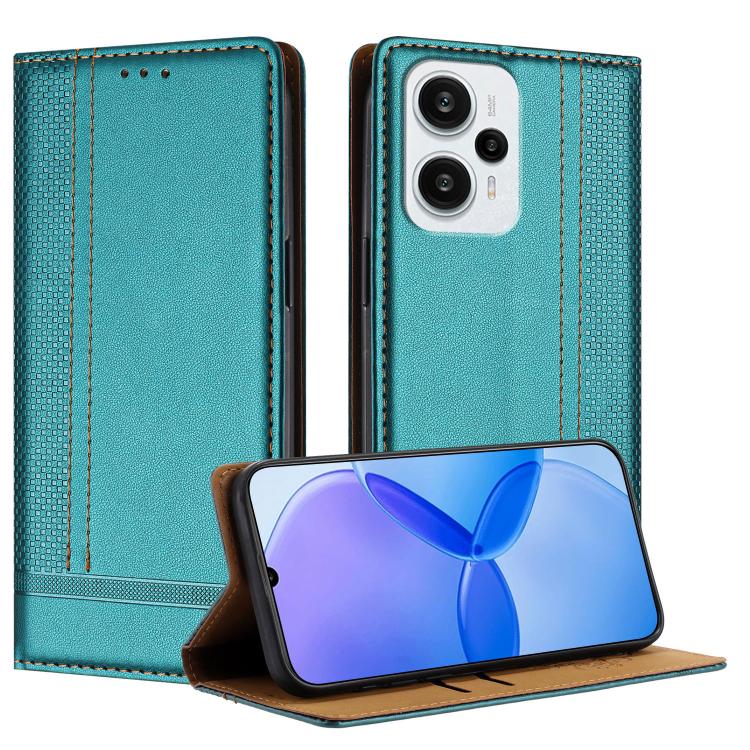 Stitching Design Scratch-Resistant Vegan Leather Phone Case, For Redmi K60 Ultra, For Redmi K70, For Redmi 12 4G, For Redmi Note 12S, For Redmi Note 12 4G Global, For Redmi Note 12 Turbo, For Redmi Note 12 Pro+ Global, For Redmi Note 12 Pro 5G Global  ...