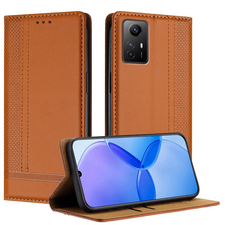 Stitching Design Scratch-Resistant Vegan Leather Phone Case, For Redmi K60 Ultra, For Redmi K70, For Redmi 12 4G, For Redmi Note 12S, For Redmi Note 12 4G Global, For Redmi Note 12 Turbo, For Redmi Note 12 Pro+ Global, For Redmi Note 12 Pro 5G Global  ...