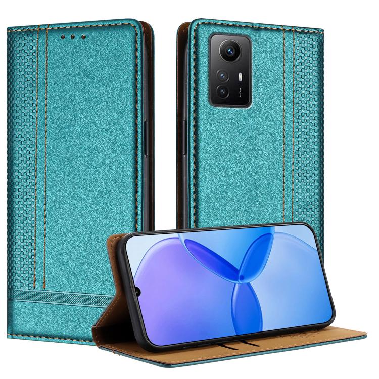 Stitching Design Scratch-Resistant Vegan Leather Phone Case, For Redmi K60 Ultra, For Redmi K70, For Redmi 12 4G, For Redmi Note 12S, For Redmi Note 12 4G Global, For Redmi Note 12 Turbo, For Redmi Note 12 Pro+ Global, For Redmi Note 12 Pro 5G Global  ...