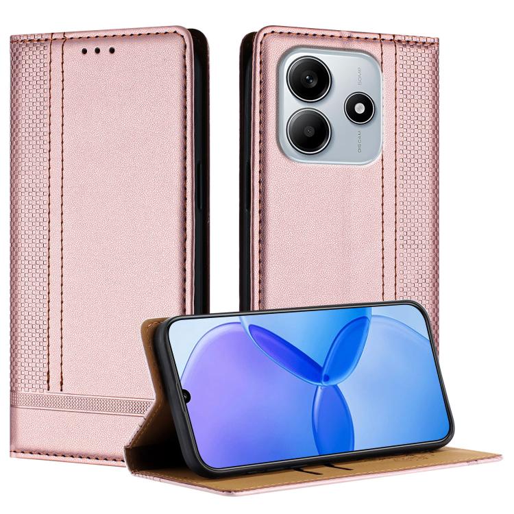 Stitching Design Scratch-Resistant Vegan Leather Phone Case, For Redmi 15 5G Global/15 4G SEA 169.5mm, For Redmi 15 5G / 4G EU 171mm, For Redmi 15C 5G / 4G Global 171, For Redmi A5 4G 173.3mm, For Redmi A5 4G 171.7mm / Poco C71                         ...